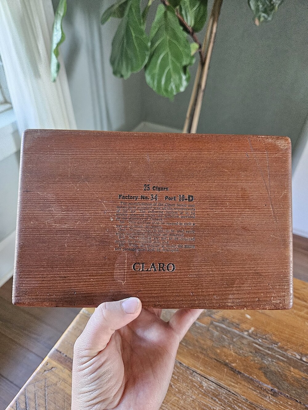 Antique Benson & Hedges Cigar Box